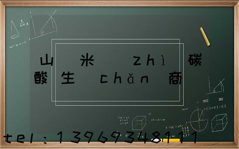 山東納米輕質(zhì)碳酸鈣生產(chǎn)商