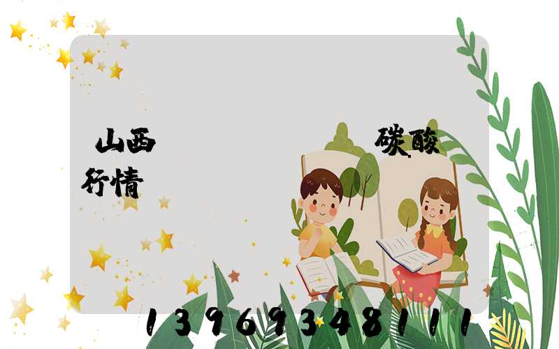 山西輕質(zhì)碳酸鈣行情