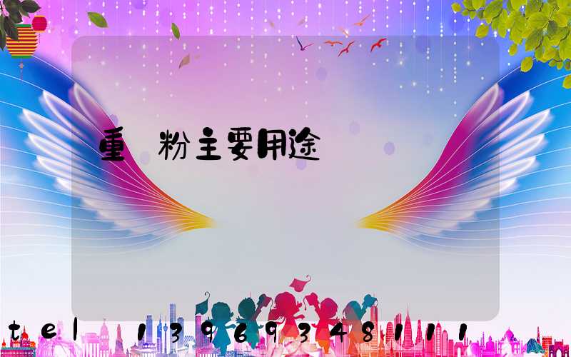 重鈣粉是什么東西(重鈣粉主要用途)-第2張-熱點新聞-山東淄博建陟工貿(mào)
